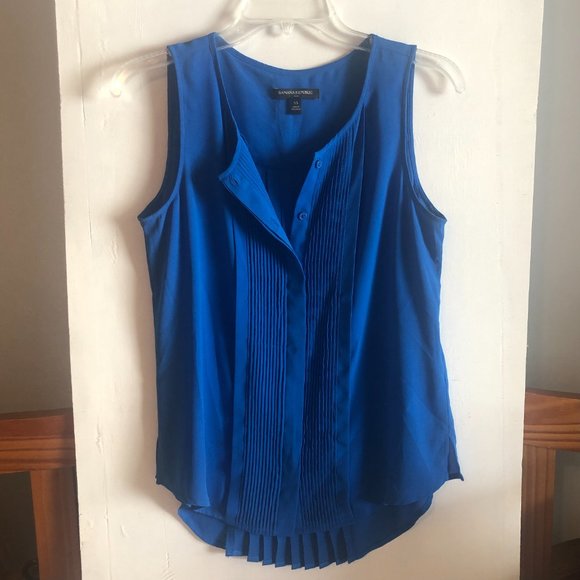 BANANA REPUBLIC Royal Blue Top - Picture 3 of 8
